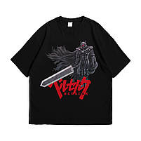 Футболка з принтом Berserk Гатс у броні Берсерка L Чорний, фото 4
