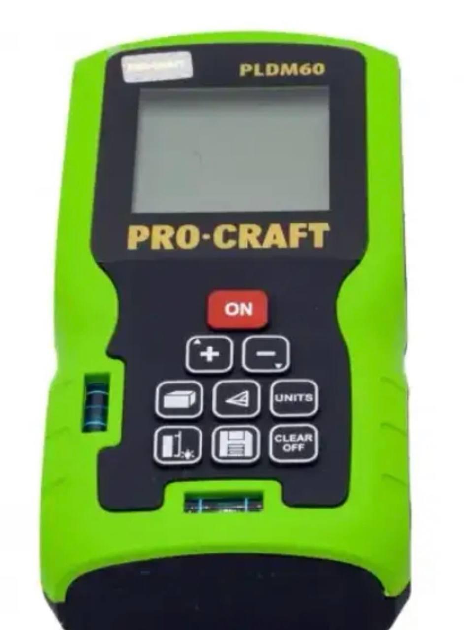 Дальномер лазерный Procraft PLDM-60 (точность +/- 1 мм, диапазон 0.03 60, 60м), Лазерная рулетка для стройки - фото 4 - id-p2178131088