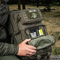 Тактический штурмовой рюкзак M-TAC Assault 40L литров Оливка КАЧЕСТВО военный рюкзак ВСУ 52x29x28 519027Dr