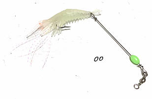 Приманка на хижака Силіконова Креветка з гачком