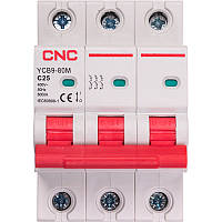 Модульний автоматичний вимикач CNC YCB9-80M 3P C25 6ka