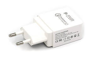 Зарядний пристрій PowerPlant Qualcomm Quick Charge 3.0