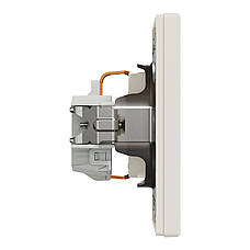 EPH2900123 Розетка з заземленням крем Asfora Schneider Electric, фото 2