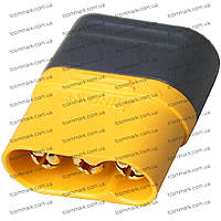 Штекер питания Amass MR60(M), 3-х контактный, жёлтый