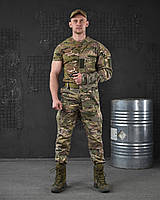 Тактический боевой костюм мультикам 5в1, мужской военный полевой комплект камуфляж, летняя форма для зсу