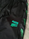 Чоловічі спортивні штани Puma M1871 чорні, фото 2