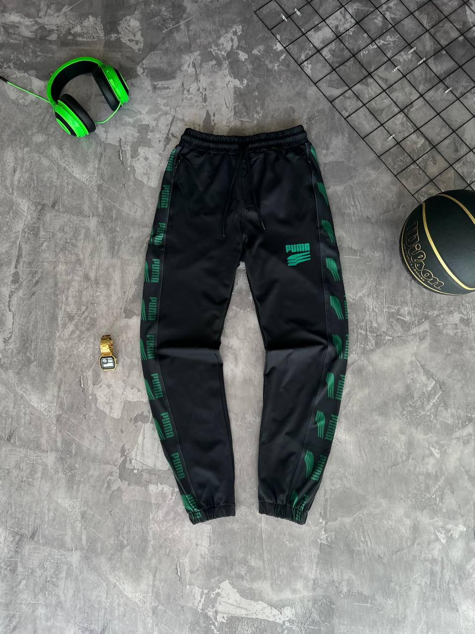 Чоловічі спортивні штани Puma M1871 чорні, фото 1