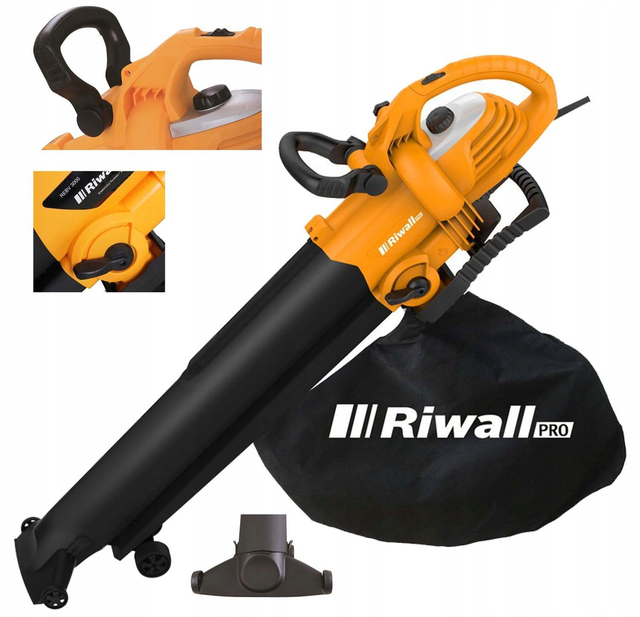 Садовий пилосос Riwall 3600W