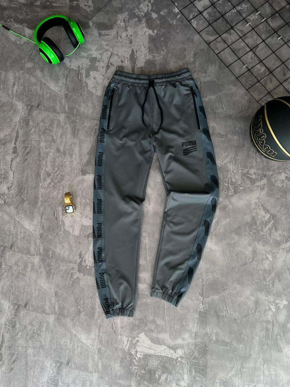 Чоловічі спортивні штани Puma M1870 зелені, фото 1