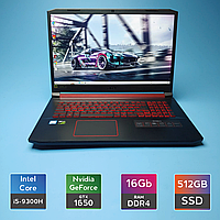 Ноутбук Acer Nitro 5 AN517-51 (i5-9300H/RAM 16GB DDR4/SSD 512GB/GTX 1650) Б/В (7299)