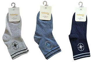 Шкарпетки для хлопчика, демісезонні, з гальмами Katamino (розмір 7-8 років.)