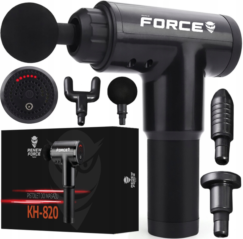 Перкусійний масажер RENEW FORCE KH820