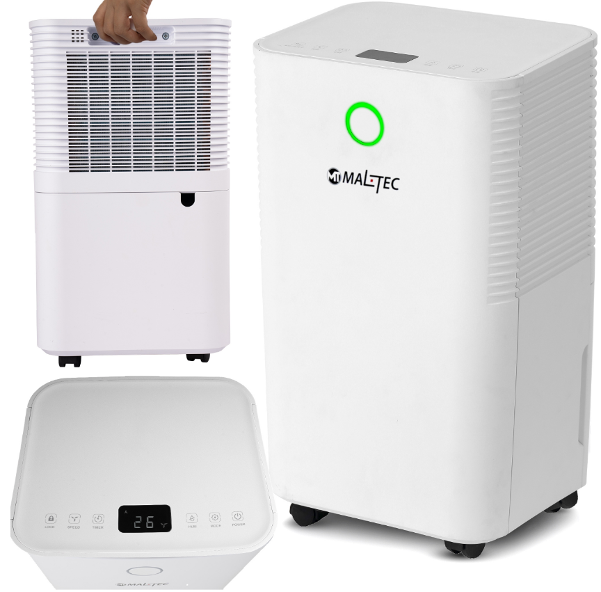 Осушувач повітря для будинку MALTEC DH-12200 200 W (Польща), фото 1