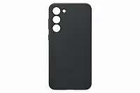 Чехол накладка Samsung Leather Case Galaxy S23+ Black (EF-VS916LBEGRU)