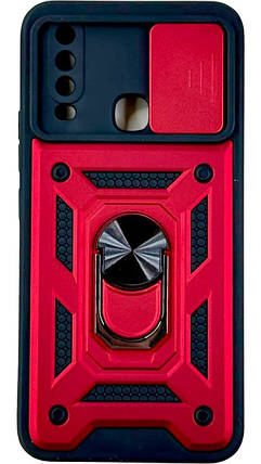PC + TPU чохол Camshield armor для VIVO Y15 / Y17 / червоний, фото 1