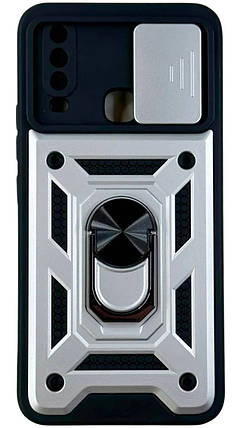 PC + TPU чохол Camshield armor для VIVO Y15 / Y17 / сріблястий, фото 1