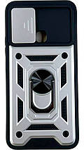 PC + TPU чохол Camshield armor для VIVO Y15 / Y17 / сріблястий, фото 5