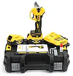 Акумуляторний секатор DeWalt DCMPP550P1 (36V, 6AH), АКБ, фото 7