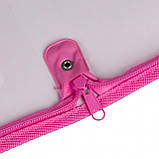 Папка-портфель YES FC на блискавці з тканинними ручками Barbie, рожевий (492240), фото 3