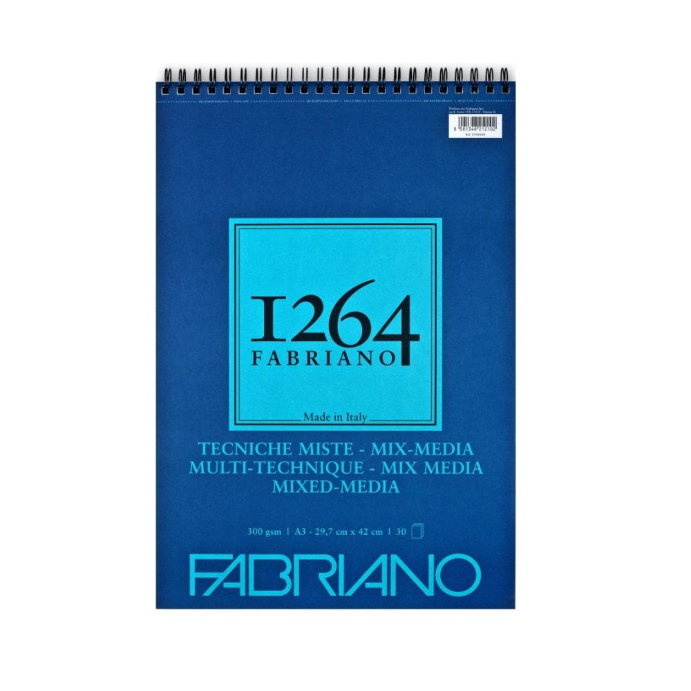 Альбом для змішаних технік 1264  Mix Media, А3, 300 г, 30 арк., Fabriano