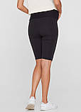 Жіночі велосипедки шорти для вагітних з високою вставкою для майбутніх мам Seville Lullababe S чорний, фото 4