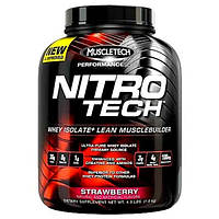 Сывороточный протеин, Nitro Tech, Muscletech, 1,8 кг мускултеч нітротек нітро-теч Whey Peptides & Isolate