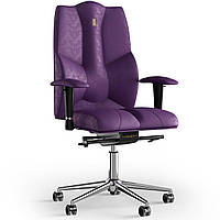 Кресло KULIK SYSTEM BUSINESS Антара без подголовника без строчки Фиолетовый (6-909-BS-MC-0306 GG, код: 1689877