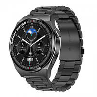 Смарт-часы мужские водонепроницаемые SmartX GT5 Max Смарт часы с беспроводной зарядкой Гарантия Черный
