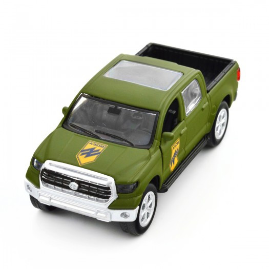 Автомодель серії Шеврони Героїв машинка Toyota Tundra TechnoDrive Азов KM6008