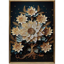 Картина інтер'єрна з камінням YY90 50х70см MZOPT