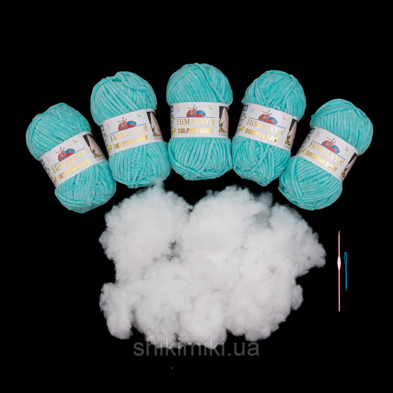 Подарунковий набір подушки Сукулент, колір Світло-бірюзовий, фото 1