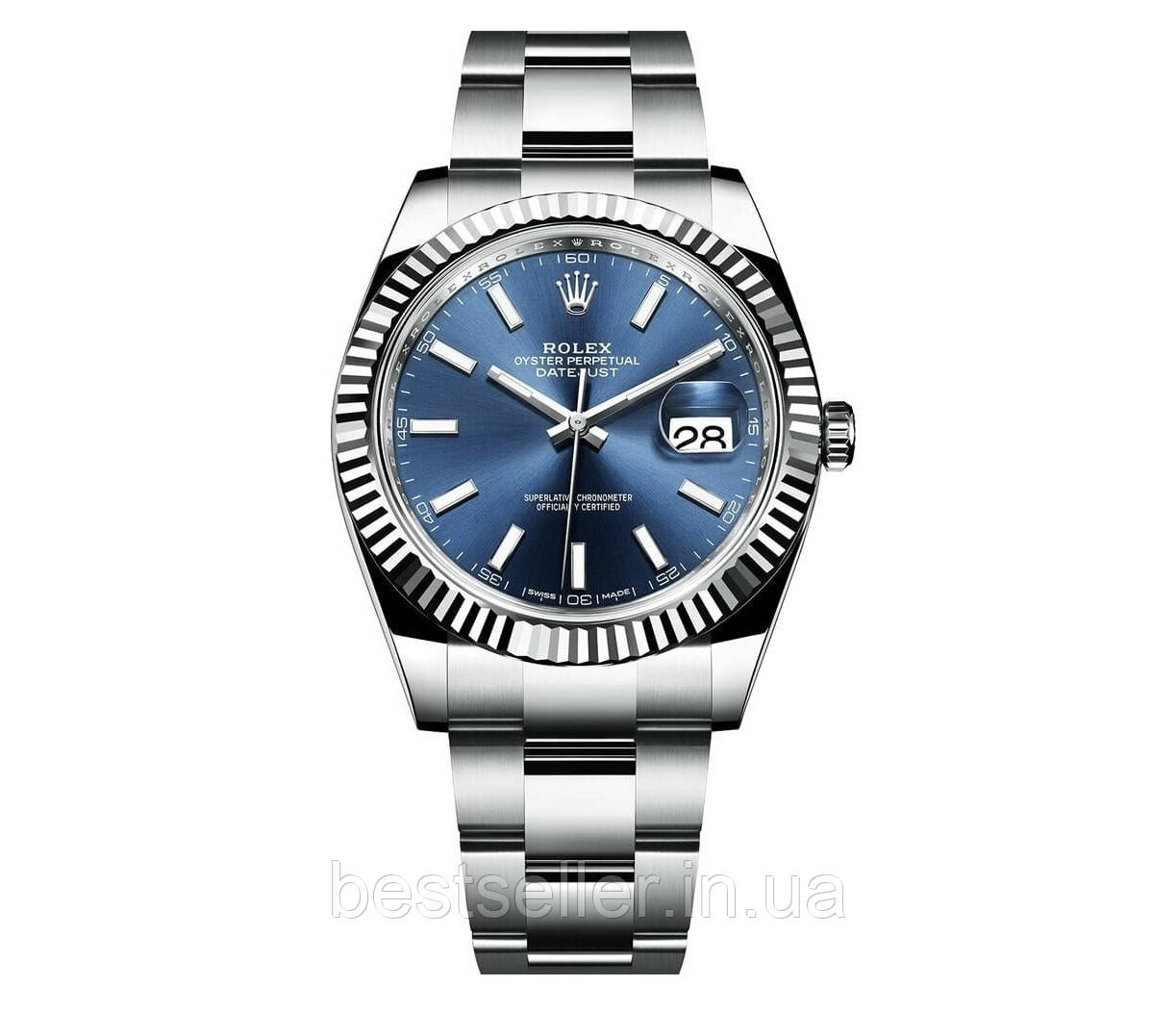 ROLEX DATEJUST 41MM CAL. 3235 REF 116334 BLUE DIAL OYSTER BRACELET. VIP
