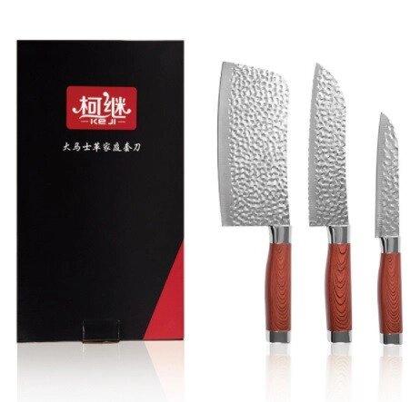 Набор кухонных ножей KeJi KJ2-3 Код 057 - фото 9 - id-p2178184055