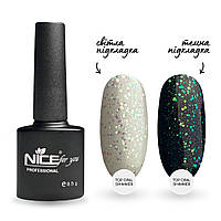 Топ с глитером Nice for you Opal Shimmer Зеленый с синим 8.5 г