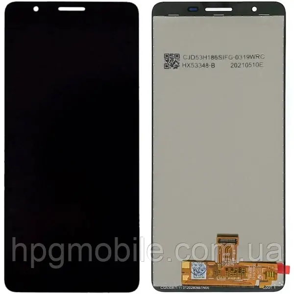 Дисплей Samsung A013/A01 Core 2020 (GH82-23392A) модуль (екран,сенсор) сервісний оригінал, Чорний, фото 1