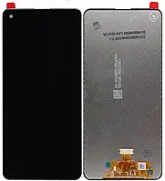 Дисплей для Samsung A217/А21s 2020 (GH82-22988A) модуль (экран,сенсор) сервисный оригинал, Черный