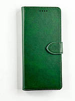 Кожаный чехол книжка Retro на ZTE Blade V50 Vita зеленый