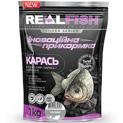 Прикормка Real Fish Карась 1кг (часник)