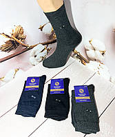Шкарпетки чоловічі 12 пар демісезонні високі з бавовни Житомир ТМ «СН» розмір 25-27 (38-40) мікс