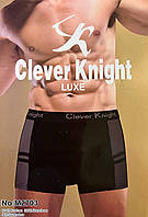 Труси чоловічі 12 штук боксери бавовна Clever Knight розмір XL-4XL (46-54)