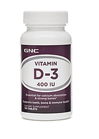 Vitamin D-3 400 ME - 100 tablets - GNC (Вітамін Д3 400 IU)