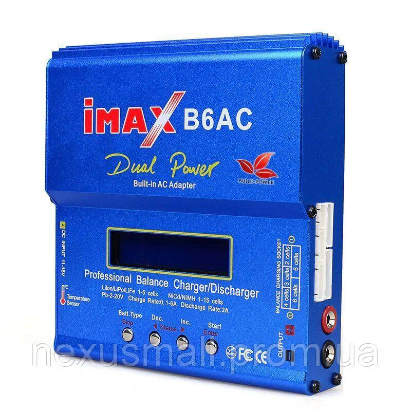 Зарядное устройство Imax B6AC 80W с балансиром и встроенным БП (100489) NX, код: 1710081 - фото 1 - id-p2178213235