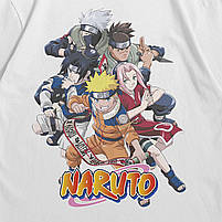 Футболка з принтом Аніме Naruto XL Білий, фото 3