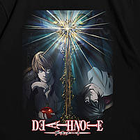 Футболка з принтом Аніме Death Note - Light Yagami Ryuk L XXL Чорний, фото 3