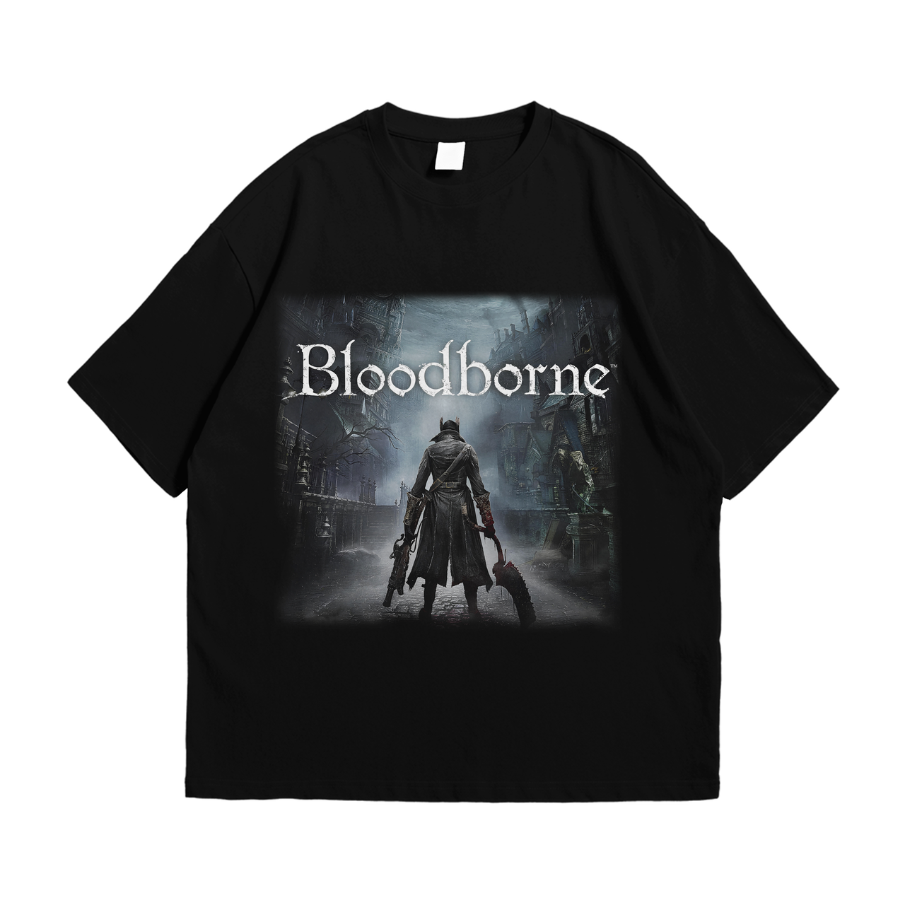 Футболка з принтом Bloodborne L Чорний