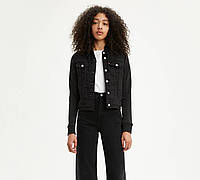 Женская укороченная джинсовая куртка Levi's с капюшоном оригинал