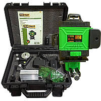 Аккумуляторный нивелир для дома Procraft LE-4G, (40 м, 532 нм, точность +/- 1 мм / 7 м), Лазерный уровень