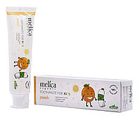 Зубная детская паста Персик Melica Organic 100 мл NX, код: 8253650