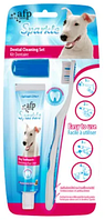Набір догляду за порожниною рота собаки: щітка, щітка для пальців та зубна паста з арахісовим маслом, AFP 3354