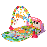 Детский коврик для младенца HE0603 с пианино (Фиолетовый) hl